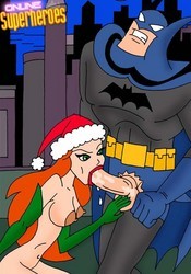 Cute Ivy sucking Batman's dick